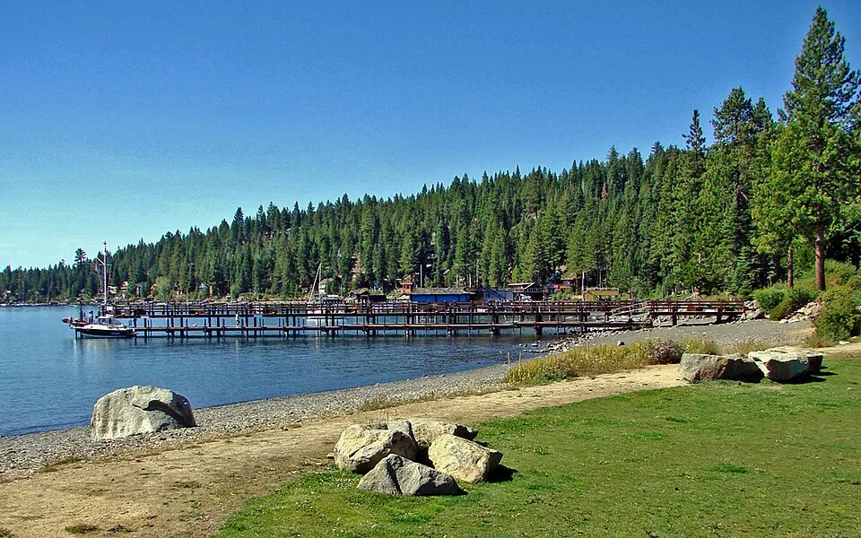 The shoreline at Carnelian Bay.