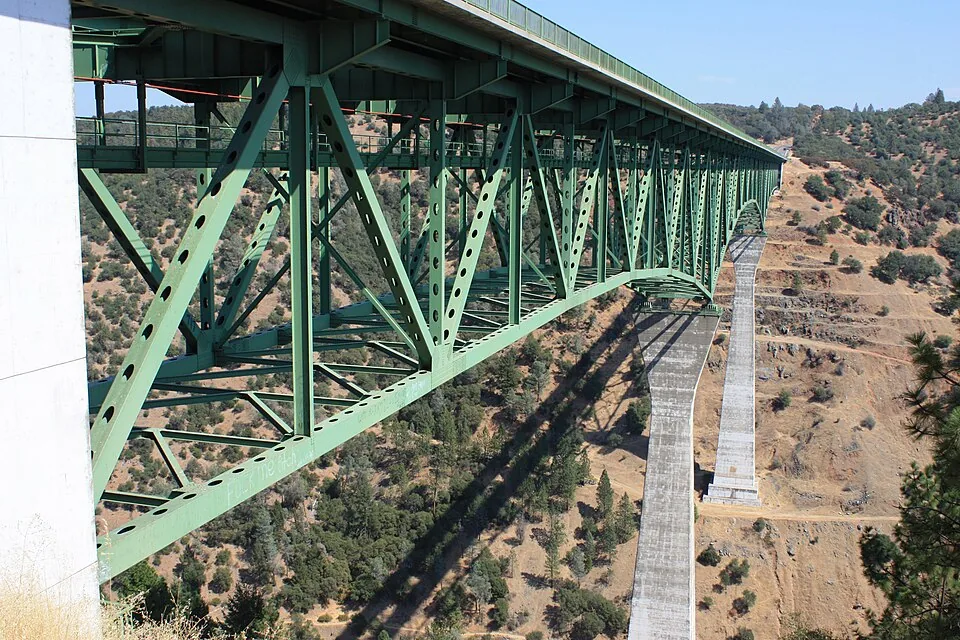 Foresthill Bridge, connecting the Auburn and Foresthill area.