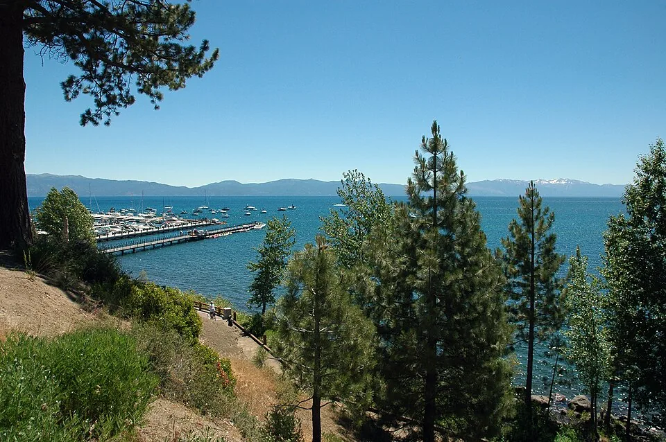 Lake Tahoe viewed from Tahoe City.