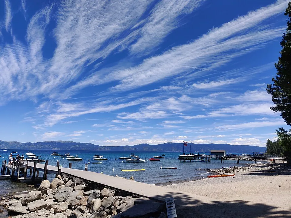 The beach at Tahoma.