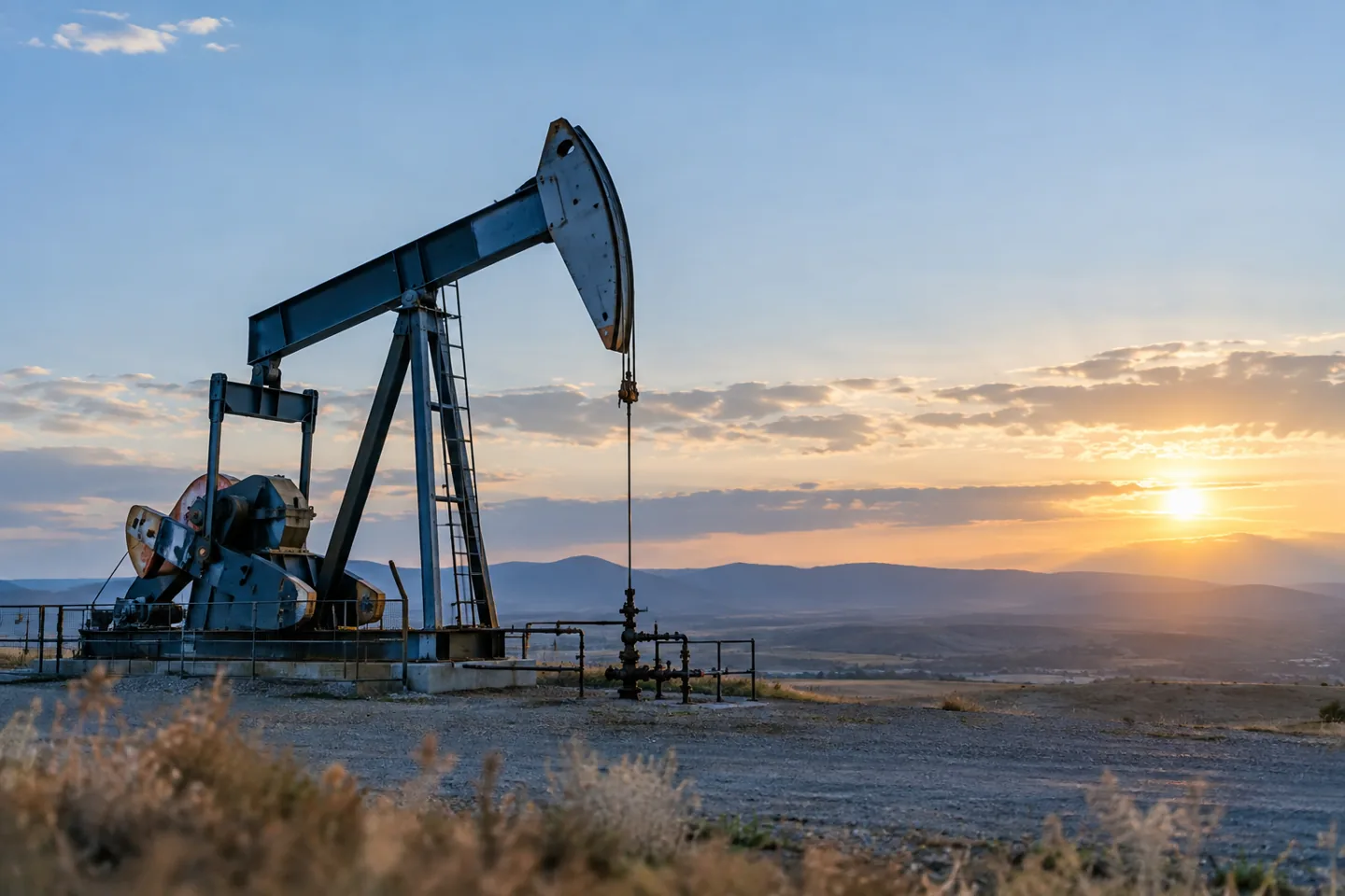 Illustrative editorial image about Oil near $81 gave the Fed a little room, but markets still priced a live decision