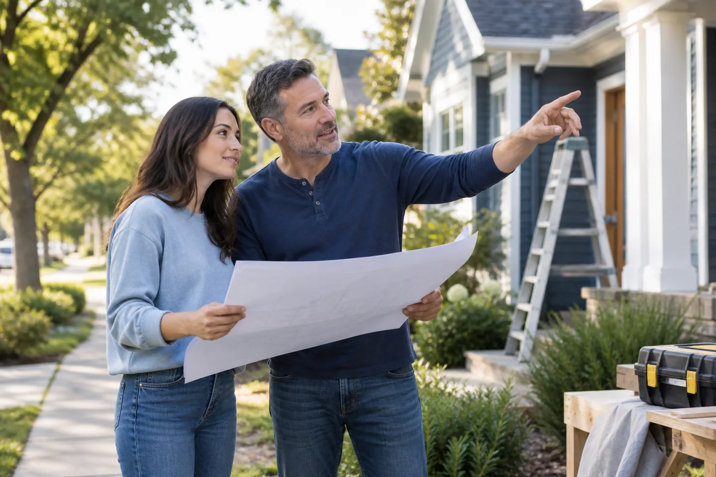 Illustrative editorial image about Using home equity for repairs and improvements
