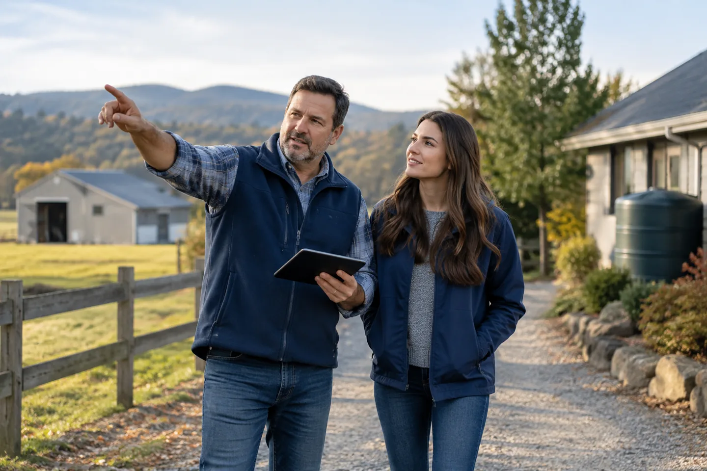 Illustrative editorial image about Utilities and rural property questions to answer before financing